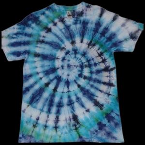 Tie Dye Tshirt, ice dyed, new hand dyed